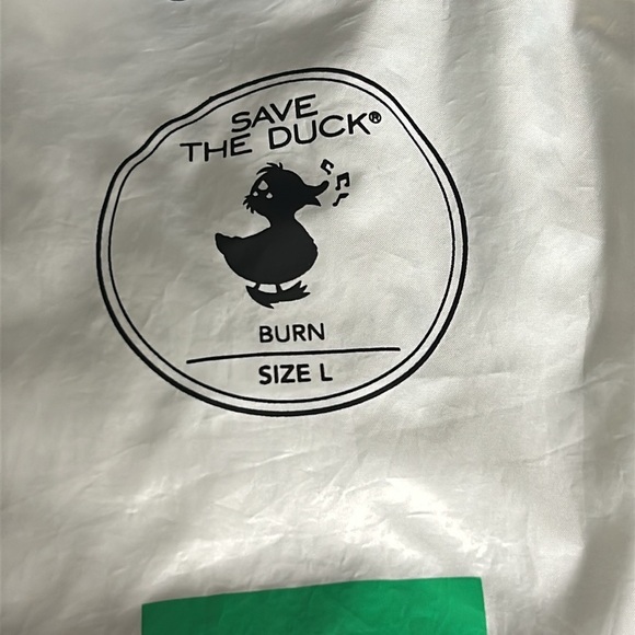 Save The Duck Plumroll Blue Water Resistant Hoodie Size L - Picture 4 of 15